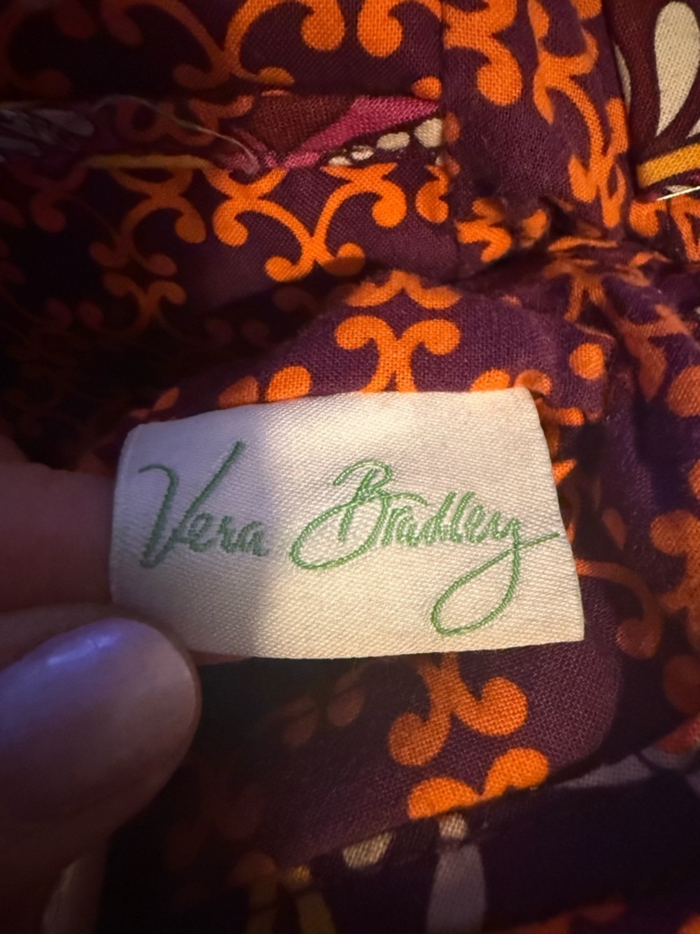Vera Bradley Safari Sunset Kisslock Frame Bag Floral Quilted Purse - Picture 4 of 7